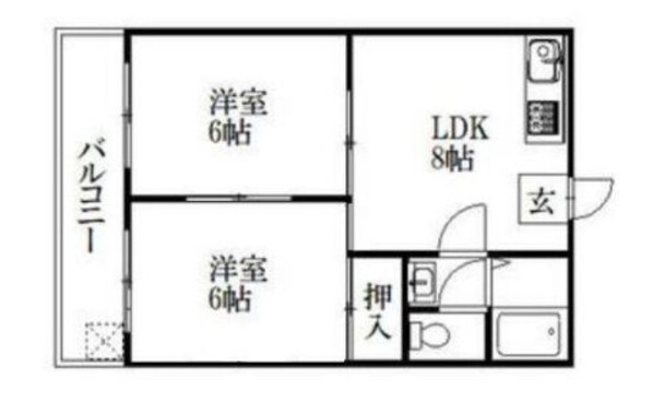 タカノビルの物件間取画像